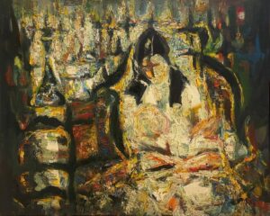 יצחק-אלכסנדר פרנקל (פרנל) &ndash; אמהות. אישה קוראת. אוסף חוה ויעקב גילדור, תל אביב