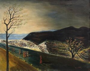 יצחק-אלכסנדר פרנקל (פרנל) &ndash; הדרך לטבריה. אוסף שירז ומשה הלוי