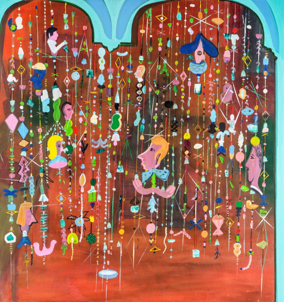 שי אזולאי, אוטובוס סטודיו, שמן על בד, 169X189 ס"מ, 2016