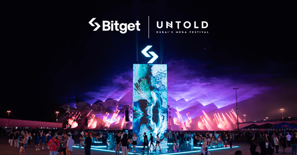 Bitget הדליקה את UNTOLD Dubai עם מגדל LED סוחף וחוויית מעריצים גלובלית