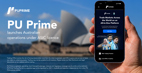 PU Prime משיקה פעילות באוסטרליה תחת רישיון ASIC
